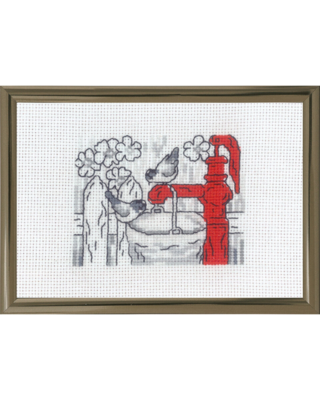 Embroidery Kit Water Spout R5794 10 x 15 cm / 3.94 x 5.91 in