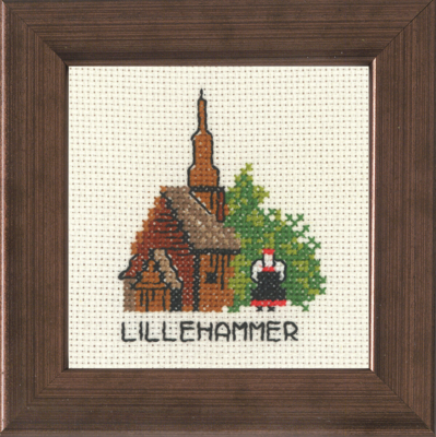 Embroidery Kit Lillehammer 10 x 10 cm / 3.94 x 3.94 in R5370