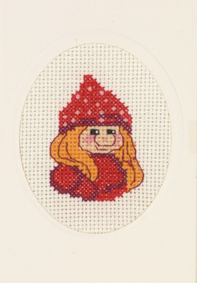 Embroidery Kit Elf Girl M 5875/00 9 x 13 cm / 3.54 x 5.12 in