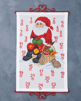 Embroidery Kit Santa Claus & rabbits B 5125/35