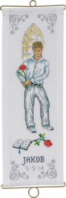 Embroidery Kit Jakob incl/5188/14 14 x 40 cm / 5.51 x 15.75 in