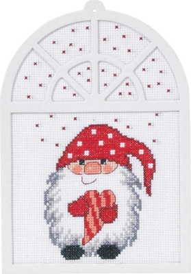 Embroidery Kit Santa Claus 15 x 20 cm / 6 x 8 in