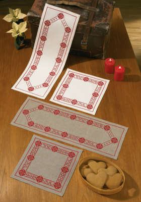 Embroidery Kit Merry Christmas 21 x 60 cm / 8.27 x 23.62 in