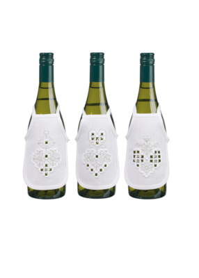 Embroidery Kit Hardanger heart silver 10 x 15 cm / 3.94 x 5.91 in