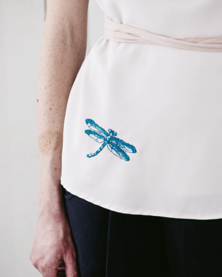 Embroidery Kit Dragonfly 7 x 9 cm / 2.76 x 3.54 in