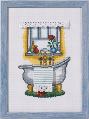 Embroidery Kit Bath 20 x 28 cm / 8 x 11 in R5386