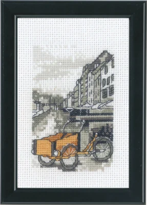 Embroidery Kit Copenhagen 10 x 15 cm / 3.94 x 5.91 in