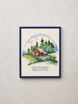 Embroidery Kit Cabin R5791 20 x 25 cm / 8 x 10 in