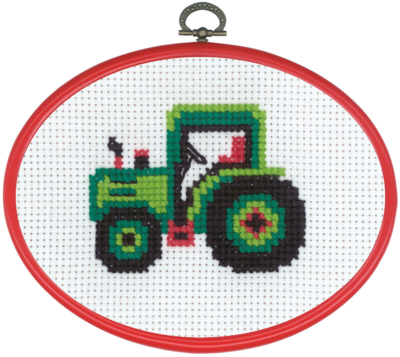Embroidery Kit MFK Tractor 5959/30 13 x 18 cm / 5 x 7 in