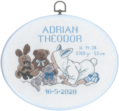 Embroidery Kit Adrian R 5958/03 26 x 20 cm / 10 x 8 in