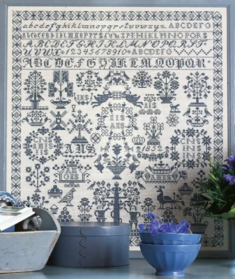 Embroidery Kit Name Cloth 55 x 58 cm / 21.65 x 22.83 in