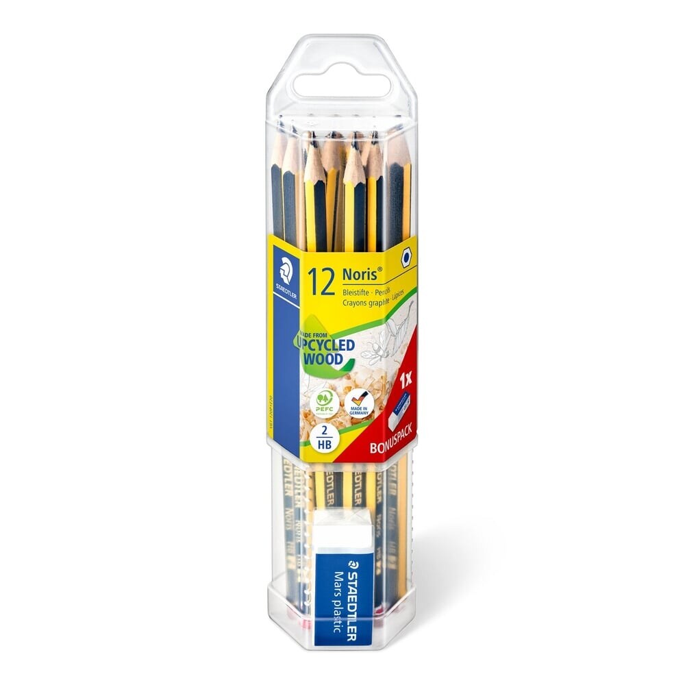 STAEDTLER Noris Pencils Eraser HB Pencils